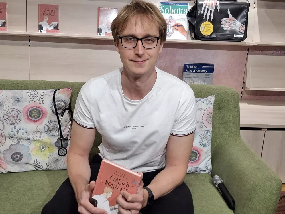 David Zupančič, infektolog in pisatelj / Foto: Meta Černoga