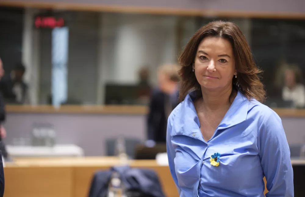 Belgija, Bruselj.Zasedanje zunanjih ministrov EU.Ministrica za zunanje in evropske zadeve Tanja Fajon. / Foto: Thierry Monasse/sta