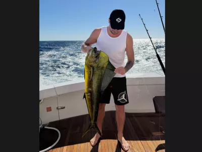 Luka Dončić na oddihu v Mehiki. Vir: IG