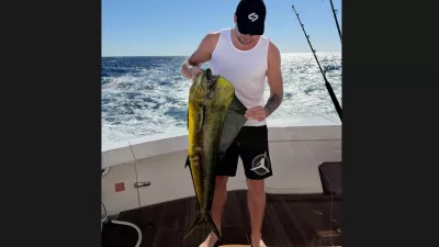 Luka Dončić na oddihu v Mehiki. Vir: IG