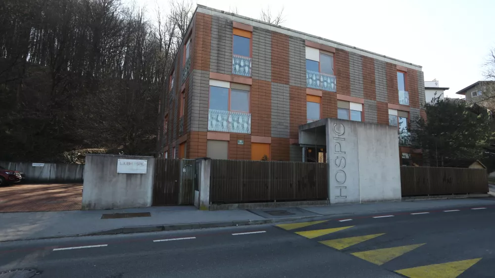 14.02.2024 - novinarska konferenca Hi&scaron;e Ljubhospic ob osmi obletnici delovanja; Hi&scaron;a Ljubhospica, Hradeckega cesta 20,Foto: Luka Cjuha