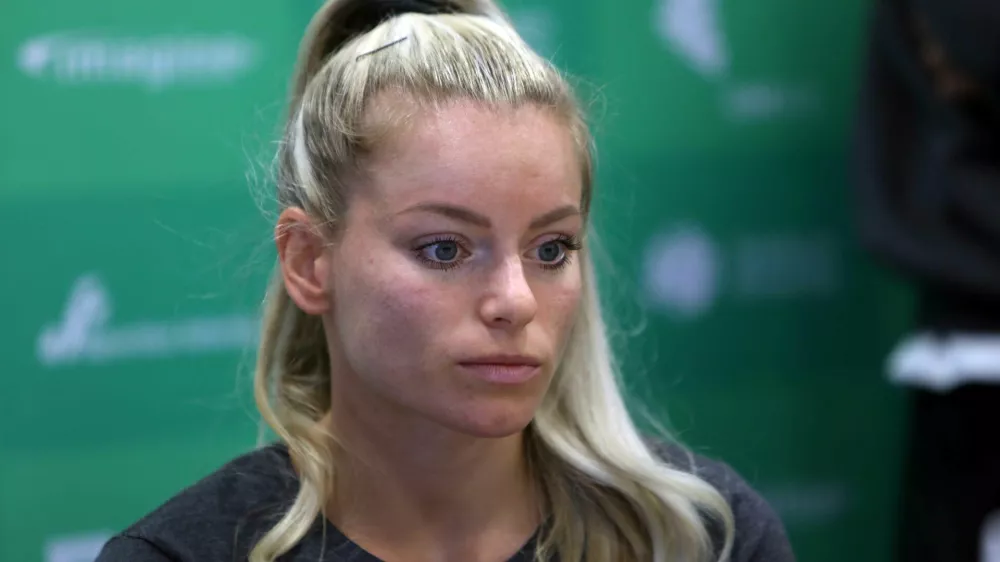 Teja Belak- 05.08.2022 &ndash; Gimnastična zveza Slovenije &ndash; gimnastična reprezentanca pred evropskim prvenstvom v M&uuml;nchnu.//FOTO: Tomaž Skale