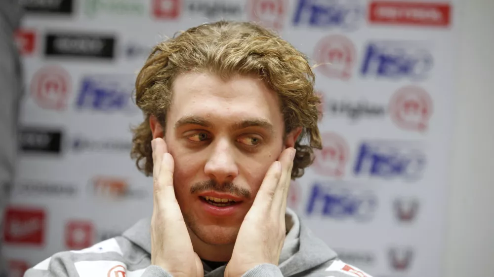 - Anže Kopitar- Hokejska zveza Slovenije (HZS) - hokejska reprezentanca pred nastopom na turnirju za evropski izziv v Ljubljani;/FOTO: Luka Cjuha