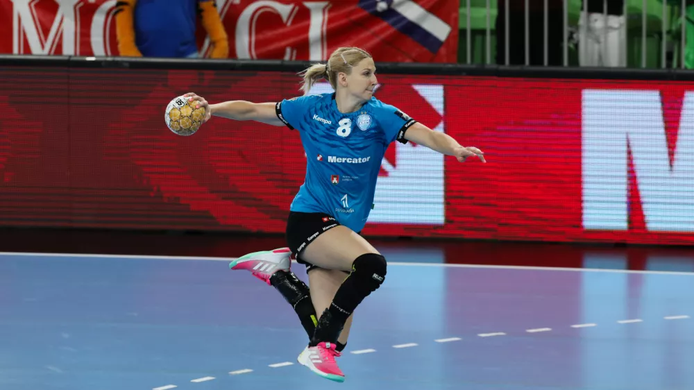 - Tamara Mavsar- 23.09.2023 &ndash; rokomet - Krim Mercator: Ferencvaros, liga prvakinj, 3. krog: skupina B //FOTO: Bojan Velikonja