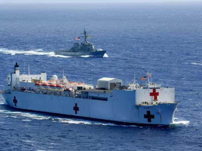 Ameri&scaron;ka ladja USNS Comfort / Foto: Profimedia