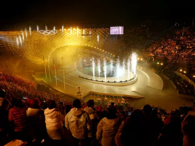 Milano Cortina 2026 Olympics - Ceremonies - Closing Ceremony - Verona Olympic Arena, Verona, Italy - February 22, 2026. Musical group Major Lazer and singers MO, Nyla and Alfa perform during the closing ceremony REUTERS/Lisi Niesner   TPX IMAGES OF THE DAY