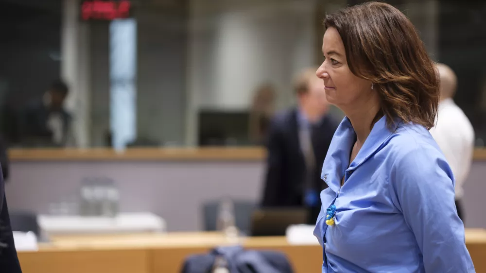 Belgija, Bruselj.Zasedanje zunanjih ministrov EU.Ministrica za zunanje in evropske zadeve Tanja Fajon.