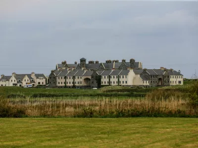 FILE PHOTO: A general view of Trump International Golf Links & Hotel in Doonbeg ahead of the visit of former U.S. President and Republican presidential candidate Donald Trump, in Doonbeg, Ireland, May 3, 2023. REUTERS/Damien Storan/File Photo