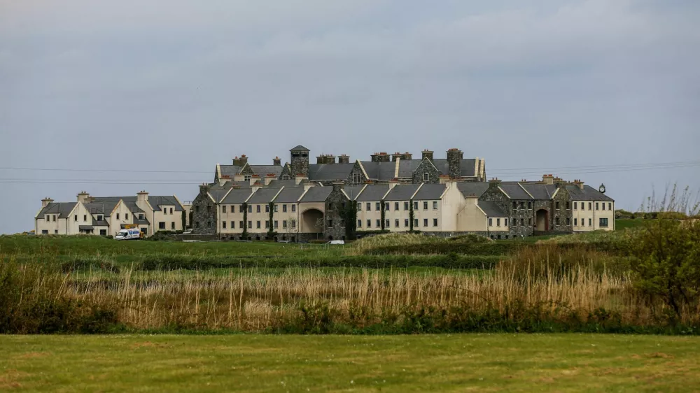 FILE PHOTO: A general view of Trump International Golf Links & Hotel in Doonbeg ahead of the visit of former U.S. President and Republican presidential candidate Donald Trump, in Doonbeg, Ireland, May 3, 2023. REUTERS/Damien Storan/File Photo