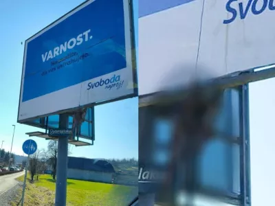 Truplo psa, G9bvanje Svoboda. Vir: FB