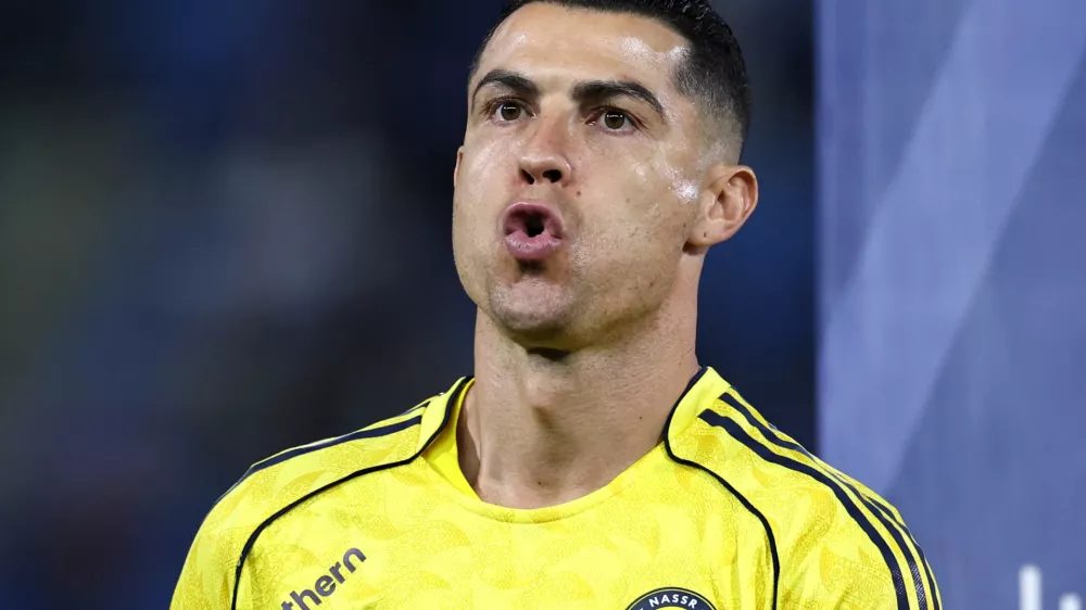Soccer Football - Saudi Pro League - Al Najma v Al Nassr - King Abdullah Sport City Stadium, Jeddah, Saudi Arabia - February 25, 2026 Al Nassr's Cristiano Ronaldo before the match REUTERS/Hamad I Mohammed