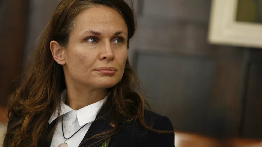 viceguvernerka BS Mejra Festič- Banka Slovenije (BS), guverner predstavil poročilo o cenovni stabilnosti//FOTO: Bojan Velikonja