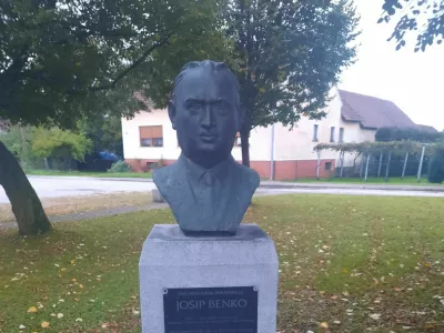 Kip Josipa Benka v Te&scaron;anovcih &nbsp;Foto: Damijan Toplak