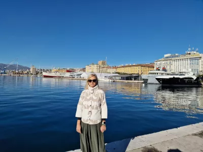 Arhitektka Ksenija Intihar &Scaron;ćulac ob morju Kvarnerskega zaliva / Foto: osebni arhiv