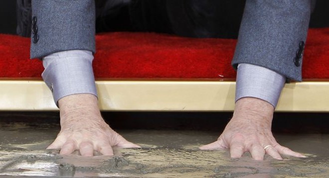 FOTO: Robert Duvall je pustil svoje odtise v betonu Hollywooda