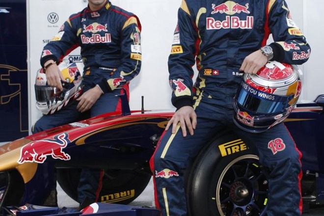 Za Toro Rosso bosta v prihajajoči sezoni dirkala Sebastien Buemi (desno) in Jaime Alguersuari (levo).