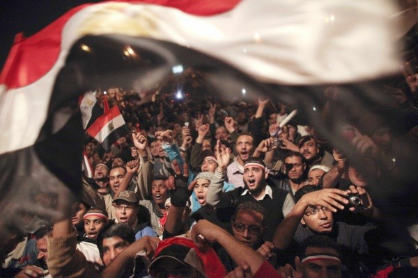 Veselje na trgu Tahrir