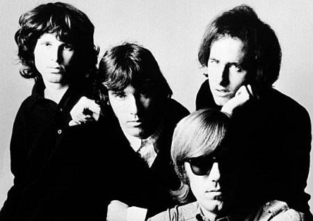 Skupina The Doors - Ray Manzarek, John Densmor, Robbie Krieger in Jim Morrison.