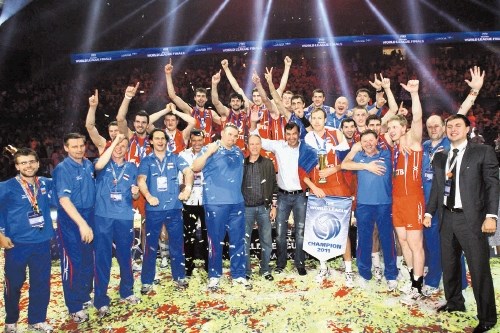 Ruska odbojkarska reprezentanca je drugič postala najboljša v svetovni ligi.