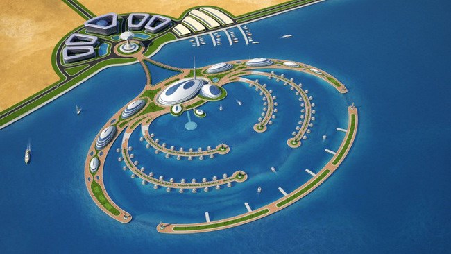 Foto: 500 milijonov dolarjev vredno mesto prihodnosti na obali Katarja
