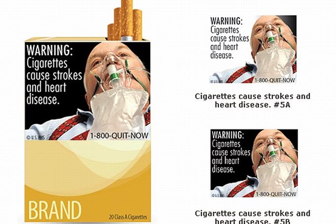 Kajenje povzroča kap in srčne bolezni.