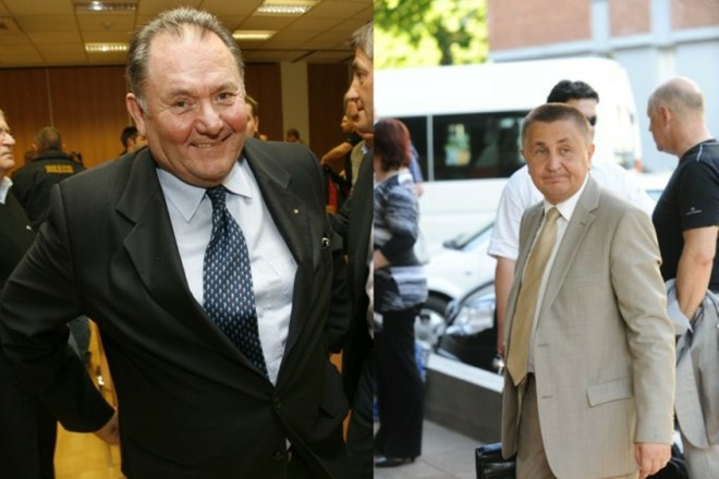 Odvetnik Marko Schulz (desno) in nekdanji predsednik HZS Ernest Aljančič  (levo) sta se zapletla v izjavah, kot da ne bi...