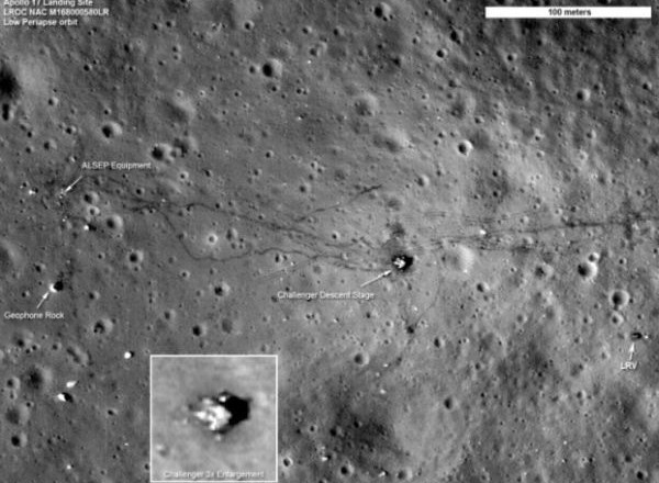 Nasa z novimi fotografijami Luninega površja: Oglejte si, kje so hodili astronavti