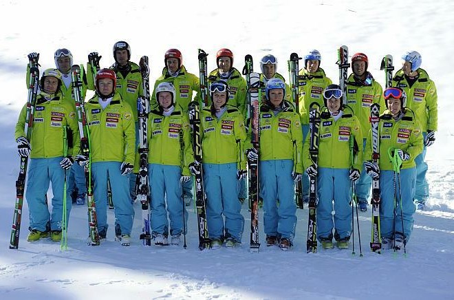 Na Pokljuki je potekala predstavitev slovenske reprezentance v alpskem smucanju pred zacetkom nove sezone.