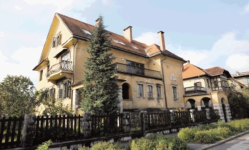 Dukićeva vila, v kateri je Vidmar živel po vojni, praznuje letos  svojo stoletnico.