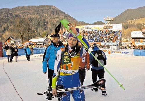 Tina Maze je bila na tekmovanju za Zlato lisico v Kranjski Gori  četrta v slalomu in peta v veleslalomu.
