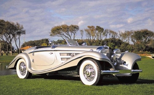 3. mesto: mercedes 540K  roadster (letnik 1937) – 7,35 milijona evrov
