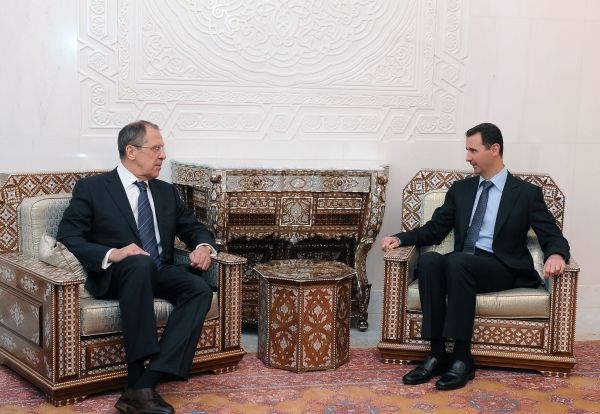 Lavrov in al Asad.
