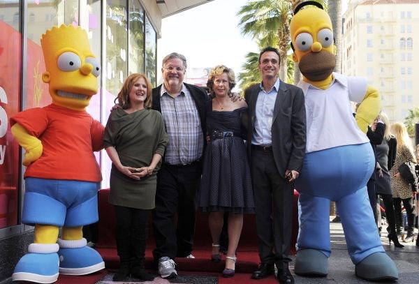 Foto: Zvezdi na hollywoodskem Pločniku slavnih za Matta Groeninga in Jennifer Aniston