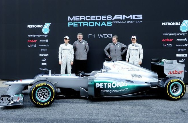 Foto: Dirkalnik za novo sezono je predstavilo tudi moštvo Mercedes