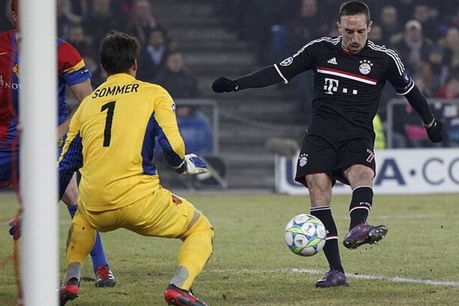 Frank Ribery je zapravil že dve izjemni priložnosti za Bayern.