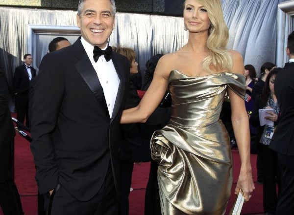 George Clooney z dekletom Stacy Kiebler.