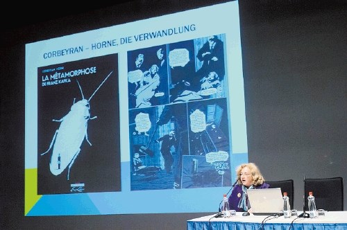 Na celodnevnem mednarodnem simpoziju o Franzu Kafki je  bil govor tako o prenosu Kafkove literature v stripovski medij  ter...