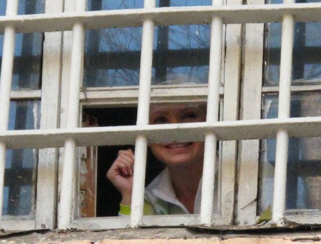 Julija Timošenko v zaporu. Fotografija je bila posneta pred nekaj meseci.