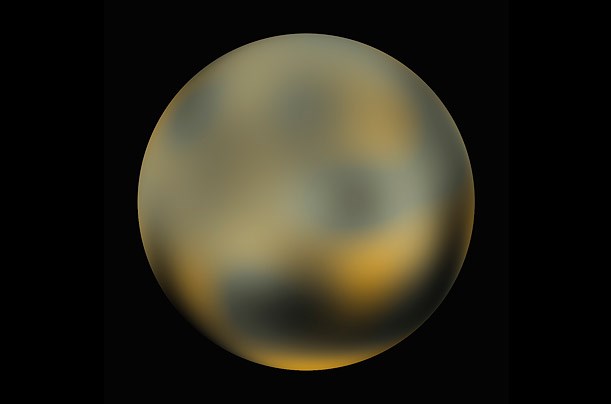 Pluton: Doslej najbolj natančne fotografije Plutona, člana našega osončja, je Hubble posnel leta 2002 in 2003. Sončevo...