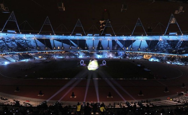 Foto: Olimpijski stadion v Londonu tudi uradno odprt