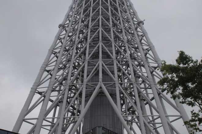 Foto: Na Japonskem za obiskovalce odprli najvišji, 634 metrov visok stolp na svetu