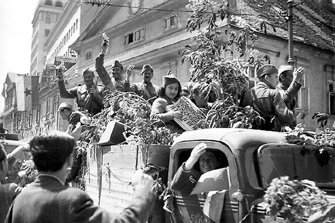 Prihod zmagovalcev v Ljubljano 9. maja 1945
