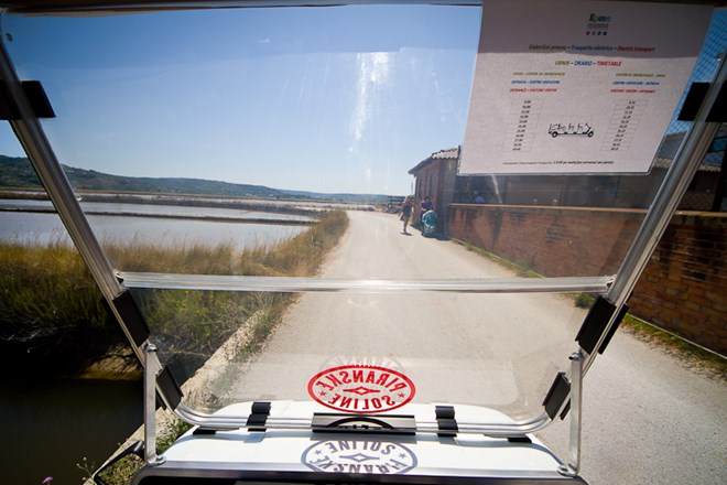 Foto: Do Sečoveljskih solin odslej tudi z eko vozilom