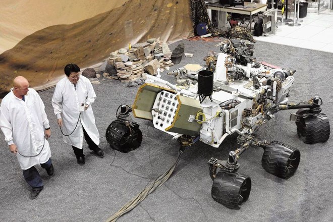 Robotsko vozilo Radovednež prihaja v ponedeljek na Mars