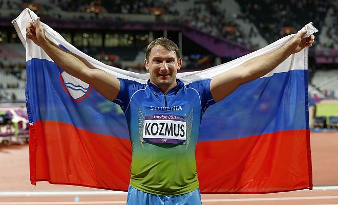 Primož Kozmus je v Londonu osvojil srebrno olimpijsko medaljo.