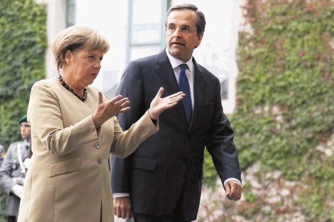 Grškemu premierju Antonisu Samarasu včeraj ni uspelo prepričati nemške kanclerke Angele Merkel.
