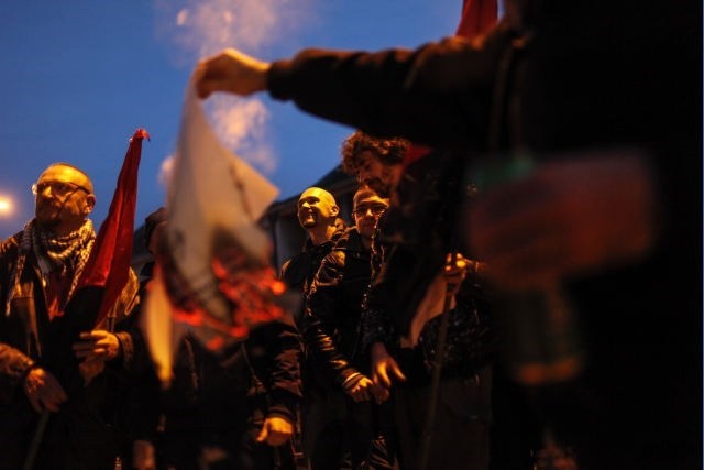 Foto: Kranjski protesti skozi objektiv Dnevnikovega Jake Gasarja