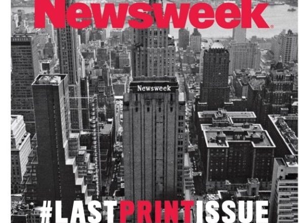 Prehod v digitalno obliko: Newsweek objavil svojo zadnjo tiskano naslovnico