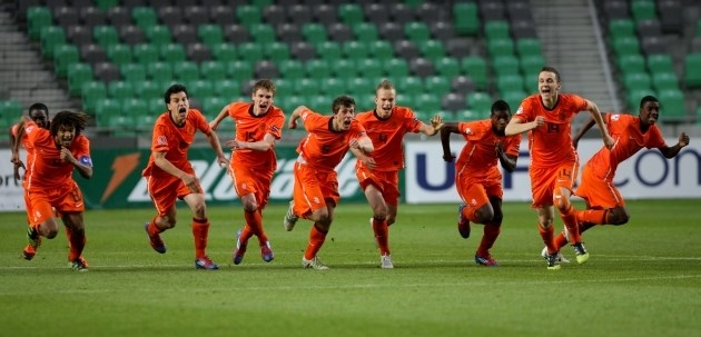21. 5. 2012 - ... s 6:5 so Nizozemci premagali reprezentanco Nemčije.  Foto: Tomaž Skale 
