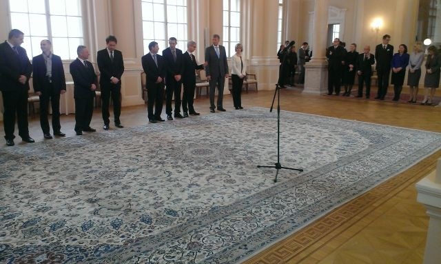 Foto: Pahor novi vladni ekipi: Moja vrata so vam vedno odprta, upam, da tudi vaša meni